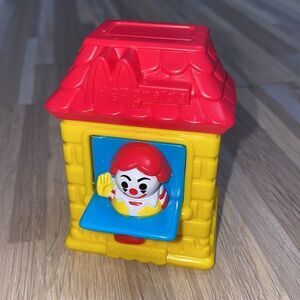 Vintage Fisher Price McDonald’s 1990s Baby Happy Meal Toys Jack in the box toy